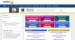Desktop Screenshot of naukrimail.com